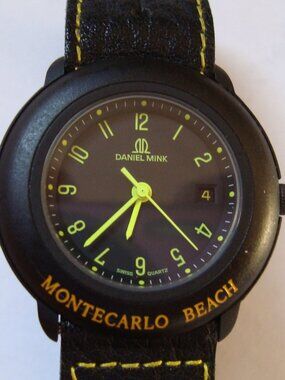 LADY DANIEL MINK SWISS QUARTZ,NEW BATTERY,RUN GREAT